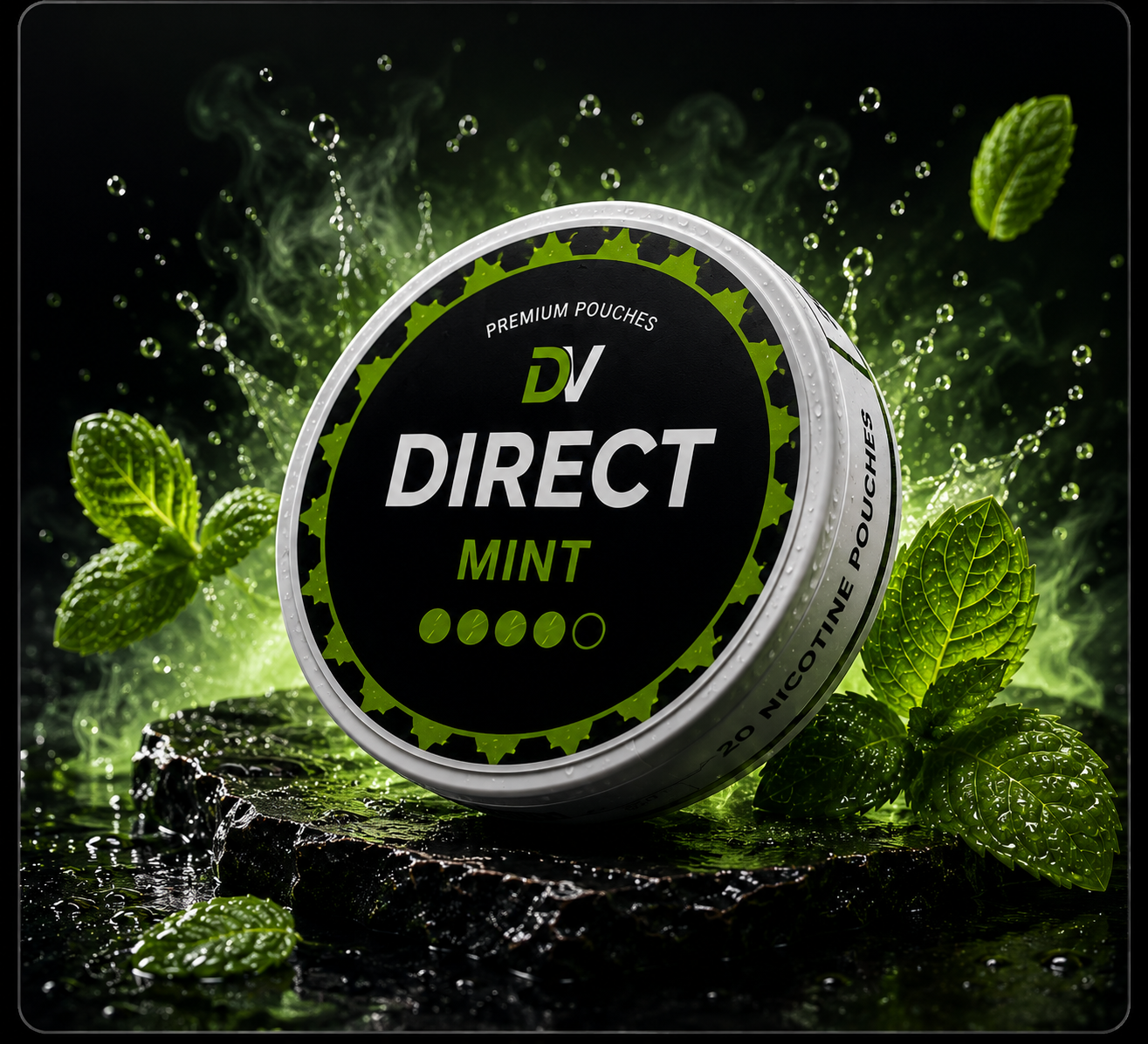 DIRECT MINT tin — 20 nicotine pouches